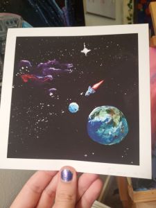 space art print